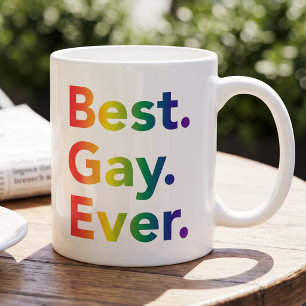 Best Gay Ever LGBT Rainbow Flag Gay Pride Mug