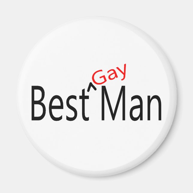 Best Gay Man Magnet (Front)