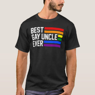 best gay uncle ever LGBTQ Gay Pride T-Shirt