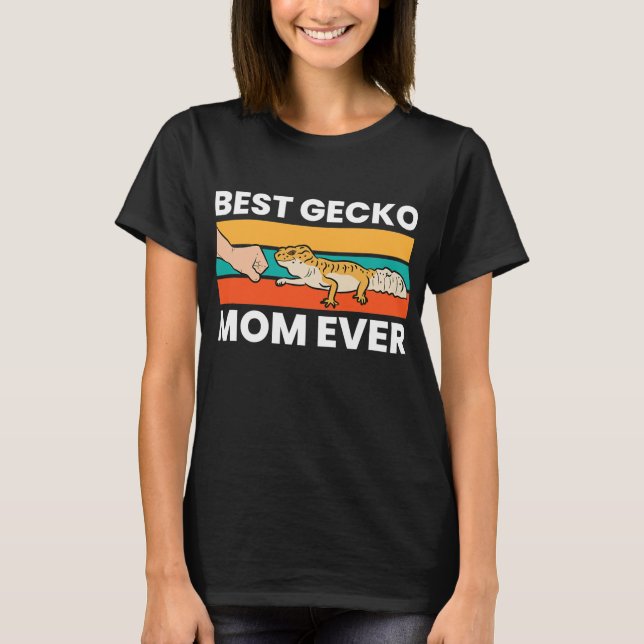Best Gecko Mum Ever Funny Leopard Gecko Mum  T-Shirt (Front)