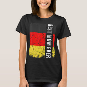 Best German Mum Ever Germany Flag Mother's Day T-Shirt