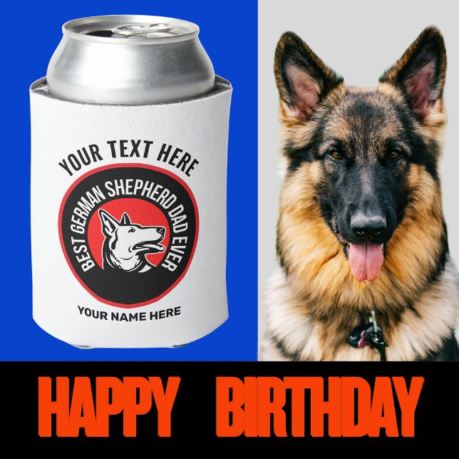 Best German Shepherd Dad Ever      Can Cooler (Creator Uploaded)
