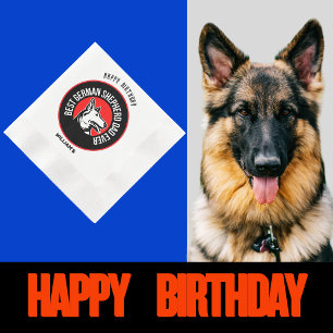 Best German Shepherd Dad Ever      Napkin