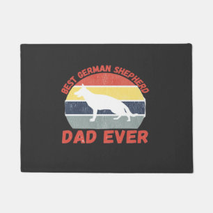 Best German Shepherd dad ever quote Funny Shepherd Doormat