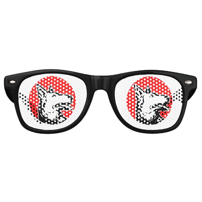 Best German Shepherd Dad Ever      Retro Sunglasses (Front)