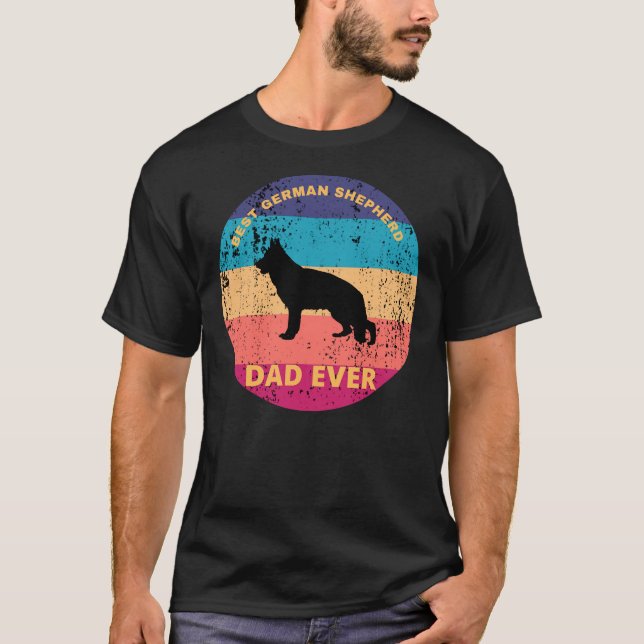 Best German Shepherd Dad Ever Shirt (Front)