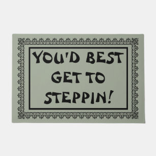 Best Get Stepping Door Mat
