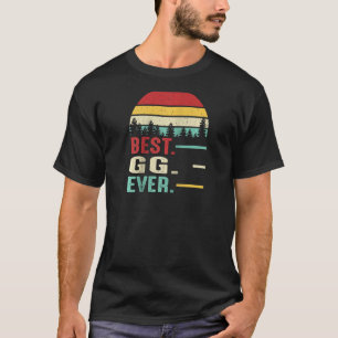 Best Gg Ever Funny Retro Vintage Grandma Birthday T-Shirt