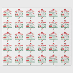 Best Gift Arrives in December 2026 Christmas Wrapping Paper