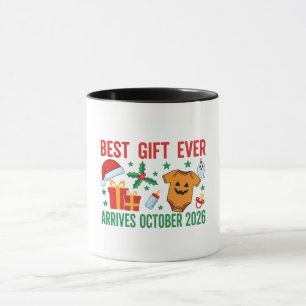 Best Gift Arrives in October 2026 Christmas Couple Mug
