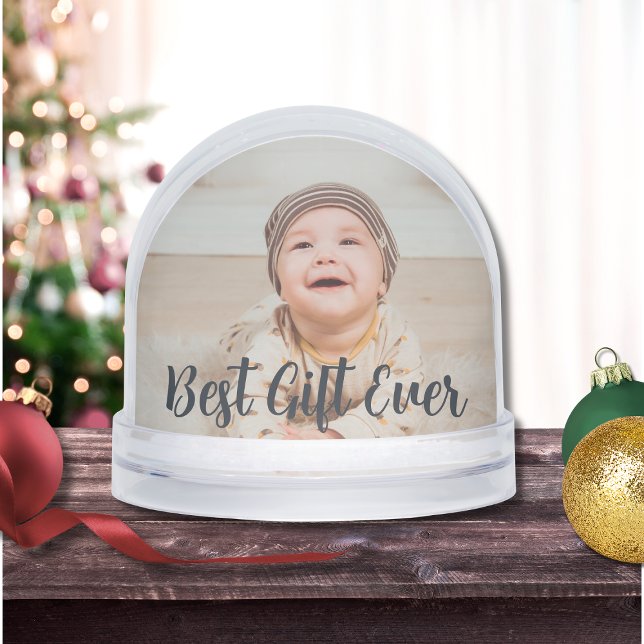 Best Gift Ever Baby Christmas Present Snow Globe (Creator Uploaded)