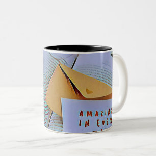 Best gift for book lover Two-Tone coffee mug