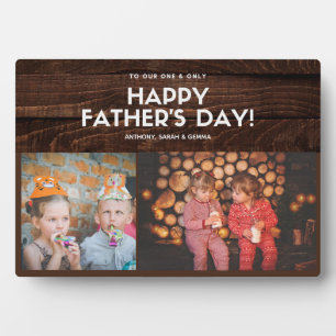 BEST Gift for DADS! Add Photos- Fathers Love This Plaque