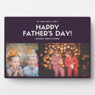 BEST Gift for DADS! Add Photos- Fathers Love This Plaque