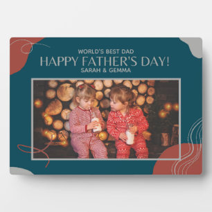 BEST Gift for DADS! Add Photos- Fathers Love This Plaque