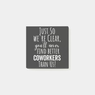 BEST GIFT FOR LEAVING COWORKERS POST-IT NOTES