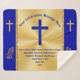 Best Gift for Pastor, Christian Throw Blanket