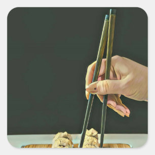 Best gift for Sushi lover Square Sticker