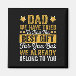 Best Gift From Kids For Fathers Day Christmas Birt Magnet