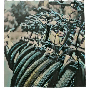 Best gifts for cyclists 2022 shower curtain