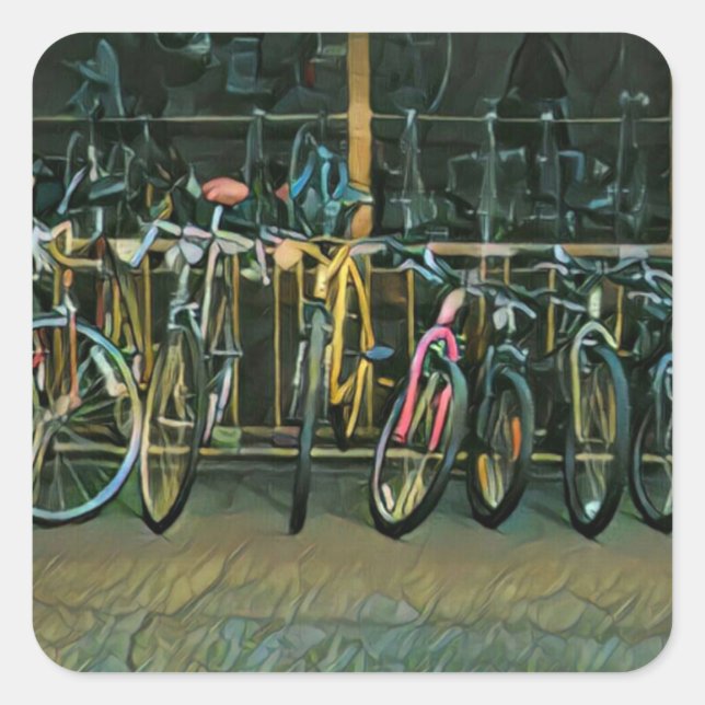 Best gifts for cyclists 2022 square sticker (Front)