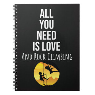Best Gifts For Rock Climbers Climbing Sports Cool Notebook