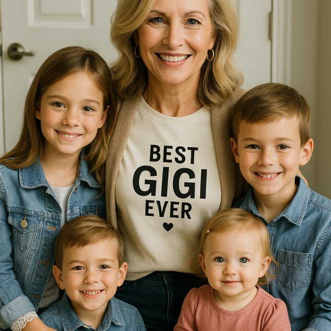 Best Gigi Ever Cute Grandmother Gift T-Shirt (Creator Uploaded)