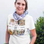 Best GiGi Ever - Grandchildren Photo Collage T-Shirt<br><div class="desc">Celebrate the "Best GiGi Ever" with this personalised Grandchildren Photo Collage T-Shirt. This heartfelt gift features a beautifully arranged collage of cherished photos capturing special moments, complemented by a loving message. Crafted from soft, durable fabric, it offers both comfort and style. The custom design ensures vibrant, clear prints of memorable...</div>