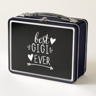 Best Gigi Ever Grandmother Gifts Grandma Gigi Long Metal Lunch Box