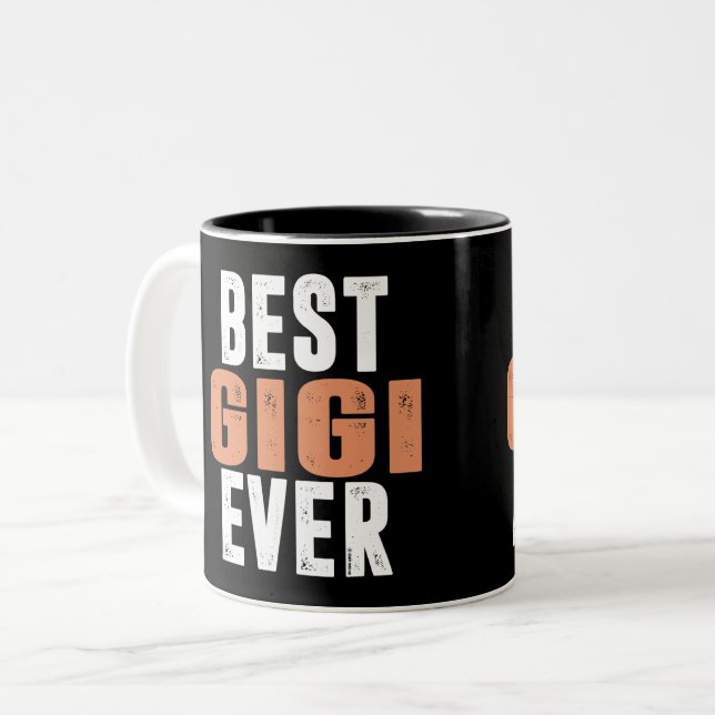 Best Gigi Ever Two-Tone Coffee Mug (Front Left)