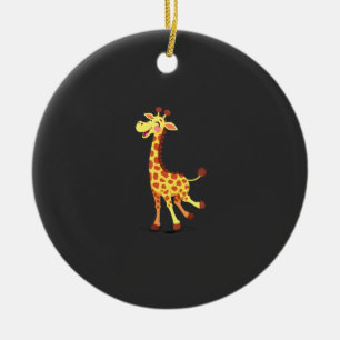 Best Giraffe Art For Men Women Adult Giraffe Print Ceramic Ornament