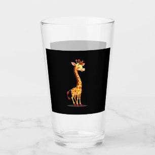 Best Giraffe Art For Men Women Adult Giraffe Print Glass