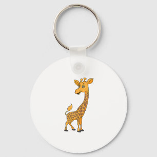 Best Giraffe Art For Men Women Adult Giraffe Print Key Ring