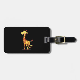 Best Giraffe Art For Men Women Adult Giraffe Print Luggage Tag