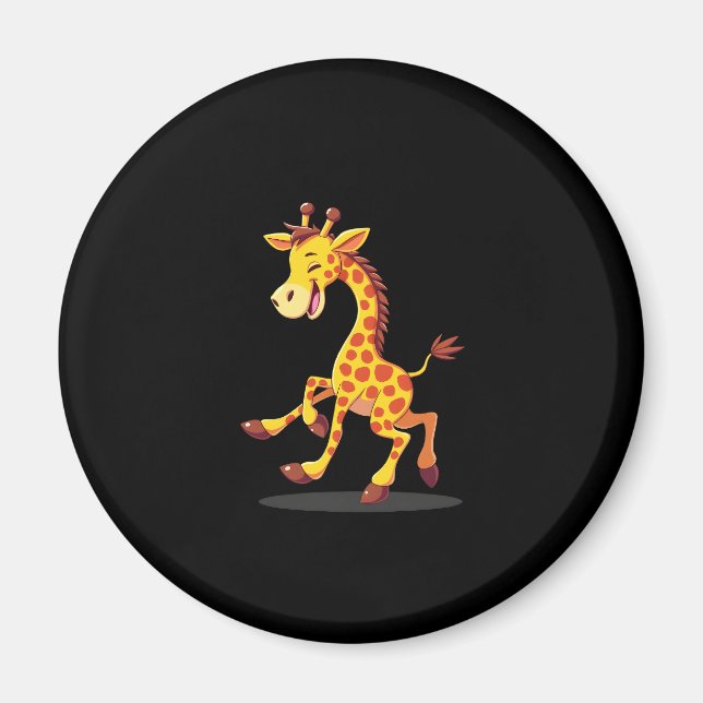 Best Giraffe Art For Men Women Adult Giraffe Print Magnet (Front)
