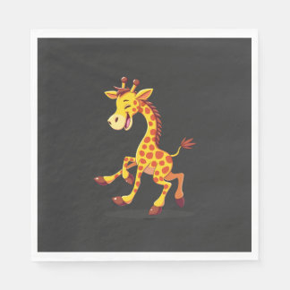 Best Giraffe Art For Men Women Adult Giraffe Print Napkin