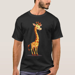 Best Giraffe Art For Men Women Adult Giraffe Print T-Shirt