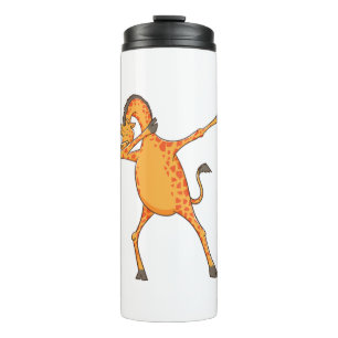 Best Giraffe Art For Men Women Adult Giraffe Print Thermal Tumbler