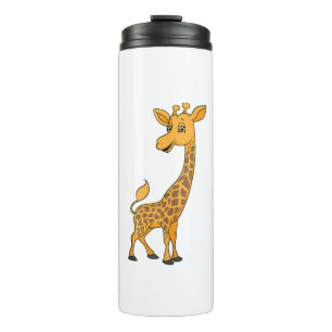 Best Giraffe Art For Men Women Adult Giraffe Print Thermal Tumbler