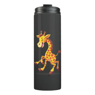 Best Giraffe Art For Men Women Adult Giraffe Print Thermal Tumbler