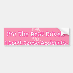 Best Girl Driver Bumper Sticker