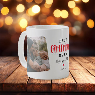 Best GIRLFIREND Ever 2 Photo Cute Gift  Coffee Mug