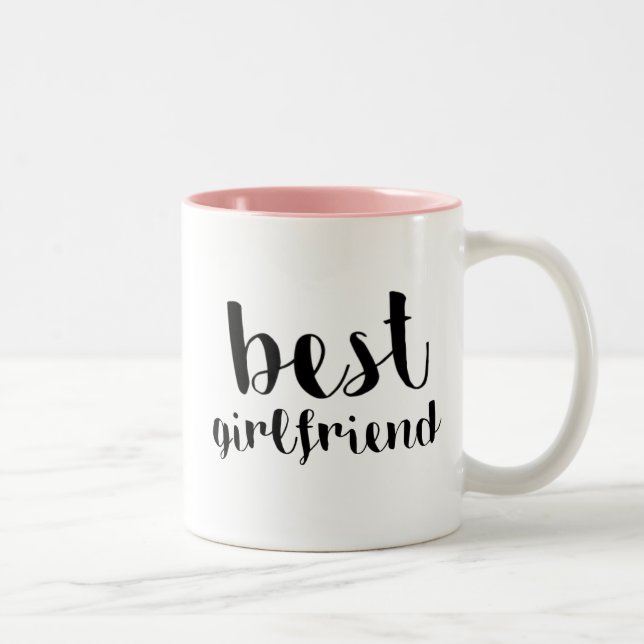 Best Girlfriend Two-Tone Coffee Mug (Right)