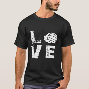 Best Girls Love Volleyball Sport Birthday T-Shirt