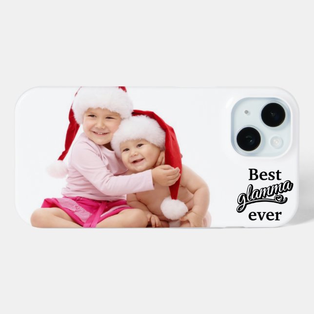 Best Glamma Ever horizontal photo black/white Case-Mate iPhone Case (Back (Horizontal))
