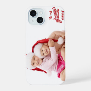 Best Glamma Ever horizontal photo red/white iPhone 15 Case