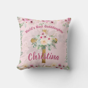 Best GODDAUGHTER Baptism Confirmation Communion Cushion