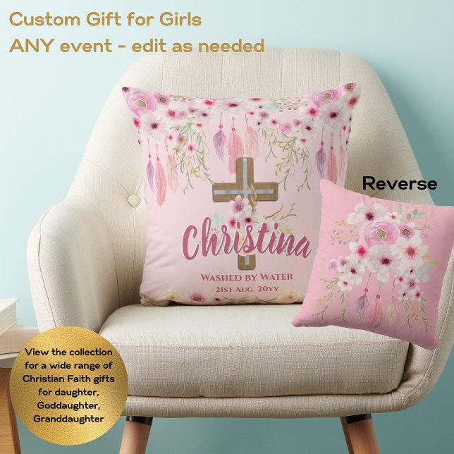 Best GODDAUGHTER Baptism Confirmation Communion  Cushion (Creator Uploaded)