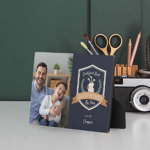 Best Godfather By Par Father's Day Golf Photo Plaque