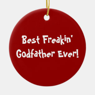 Best Godfather Ceramic Tree Decoration